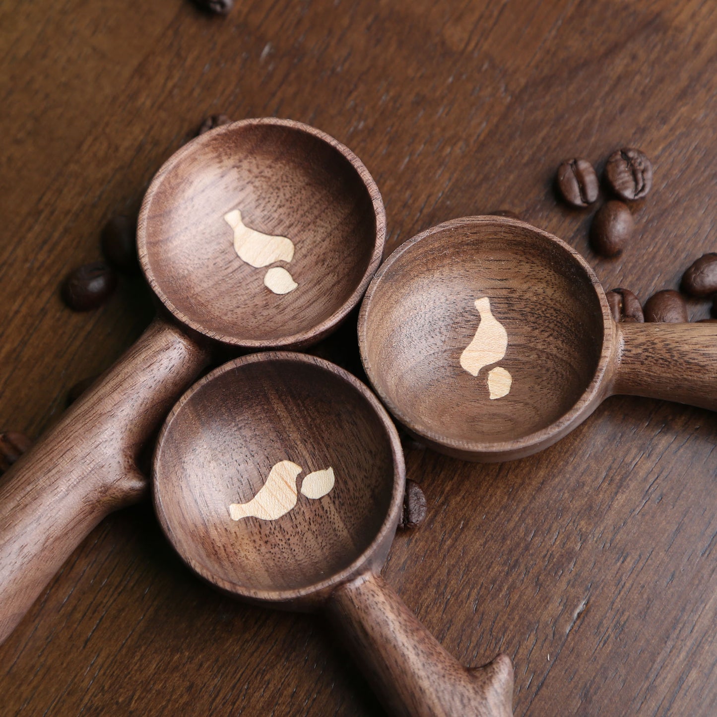 Custom Walnut Wood Coffee Scoop,Personalized Coffee Measuring Spoon,Eco-Friendly Coffee Gift,Great for Coffee Lovers,Ideal for Home&Café Use