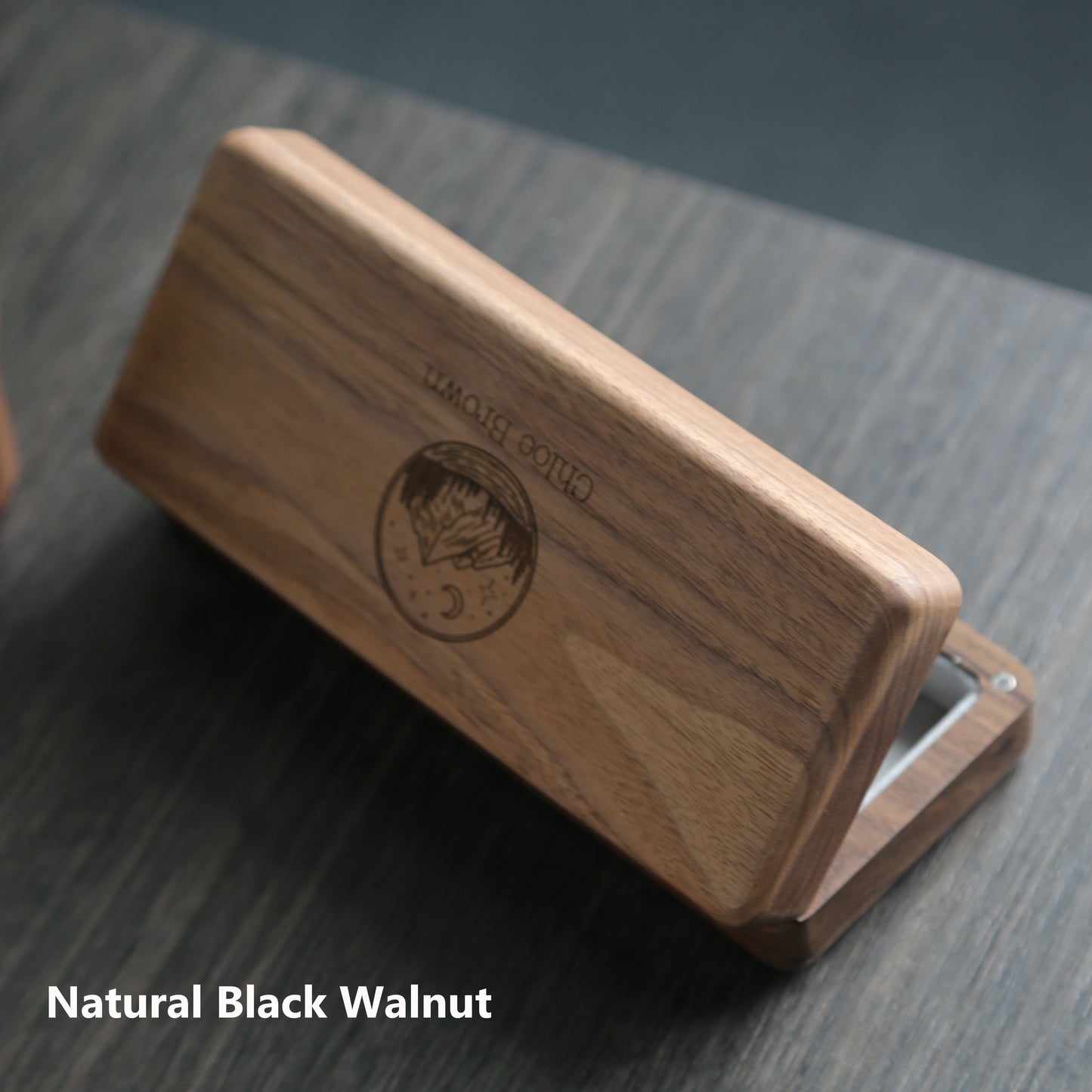 Personalized Walnut Eyeglasses Case-Retro Spectacle Holder-Student's Glasses Case-Custom Real Walnut Wood Eyeglasses Box-School Season Gift