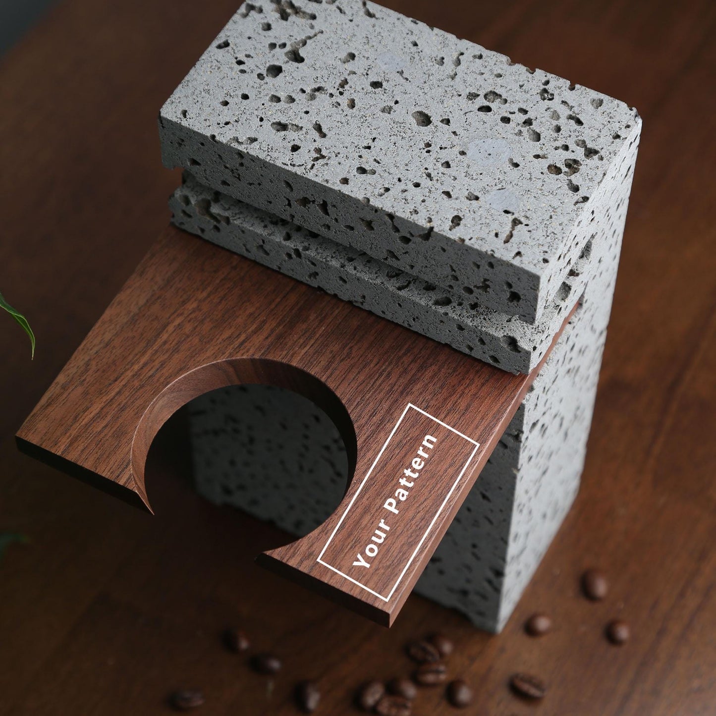 Volcanic Stone Pour Over Coffee Stand,Artistic Coffee Dripper Stand, Customizable Coffee Maker,Unique Gift Idea,Great for Home & Café Décor