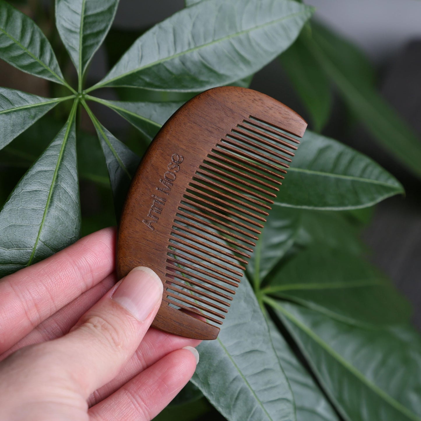 Personalized Wooden Comb and Mirror Set,Custom Name Gift,Bridesmaid Gift,Bridal Shower Gifts,Wedding Gifts,Engraved Wooden Mirror for Mother