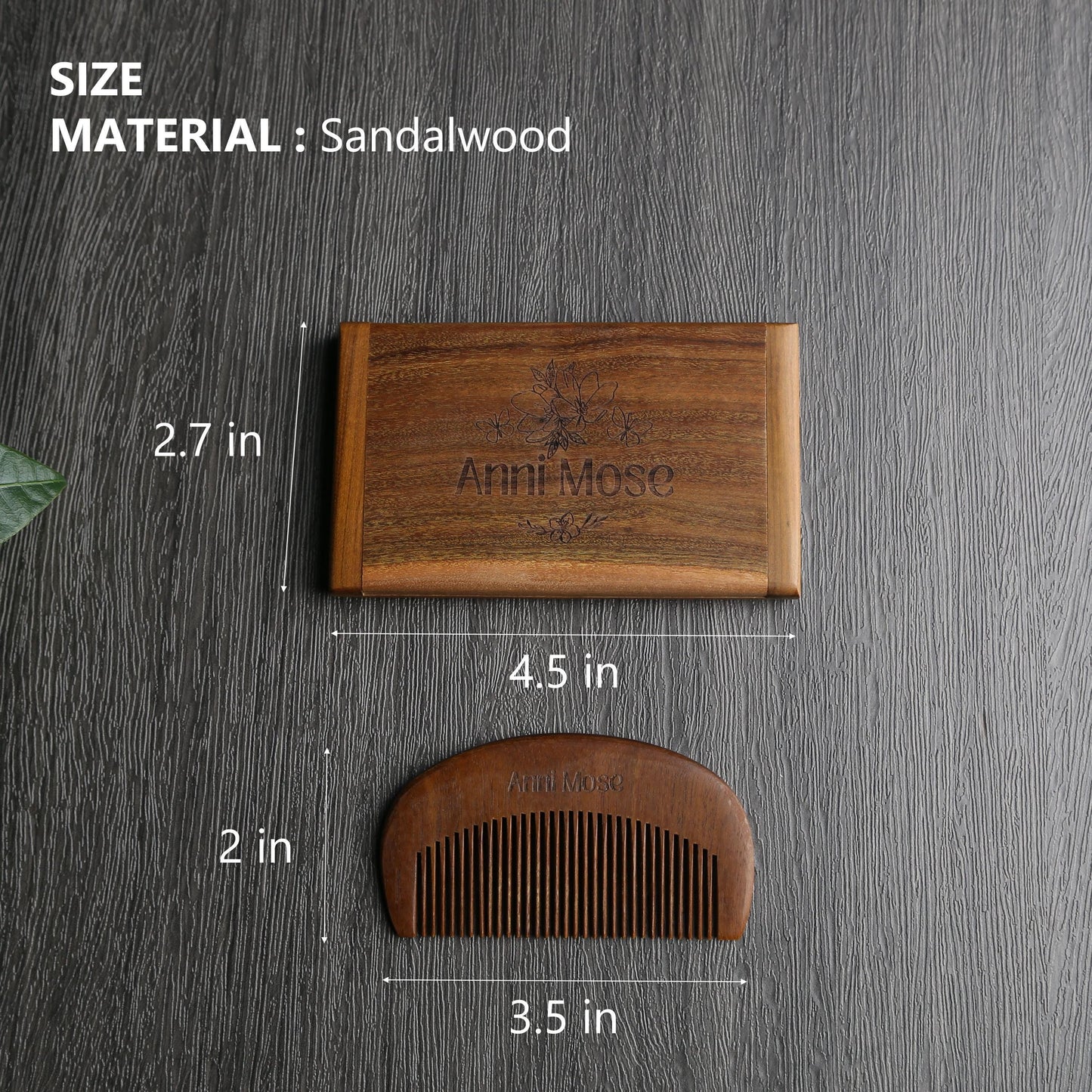 Personalized Wooden Comb and Mirror Set,Custom Name Gift,Bridesmaid Gift,Bridal Shower Gifts,Wedding Gifts,Engraved Wooden Mirror for Mother