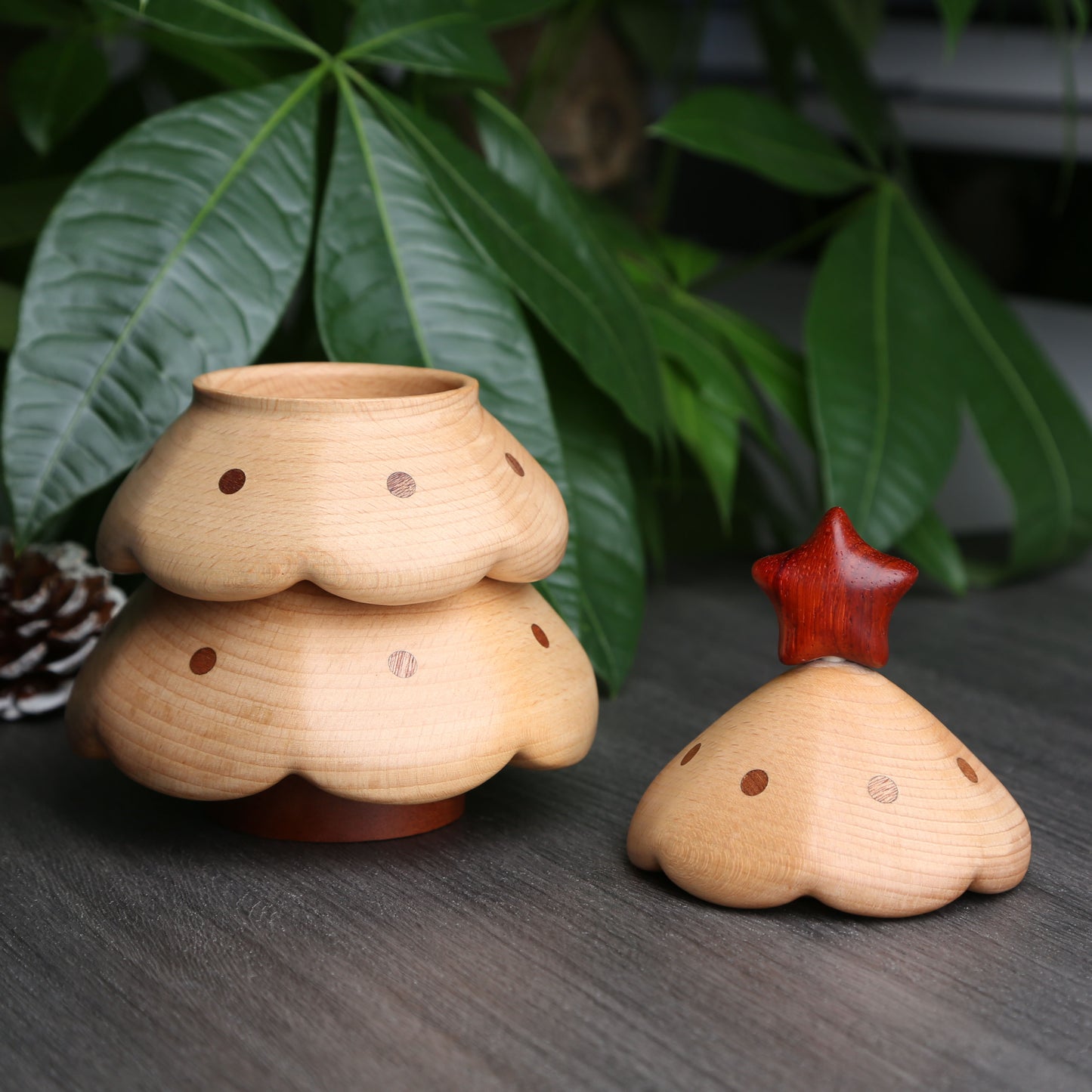 Wooden Christmas Tree Jewelry Box,Holiday Decor & Storage,Christmas Gift for Women/Girls,Unique Jewelry Organizer,Custom Christmas Gifts