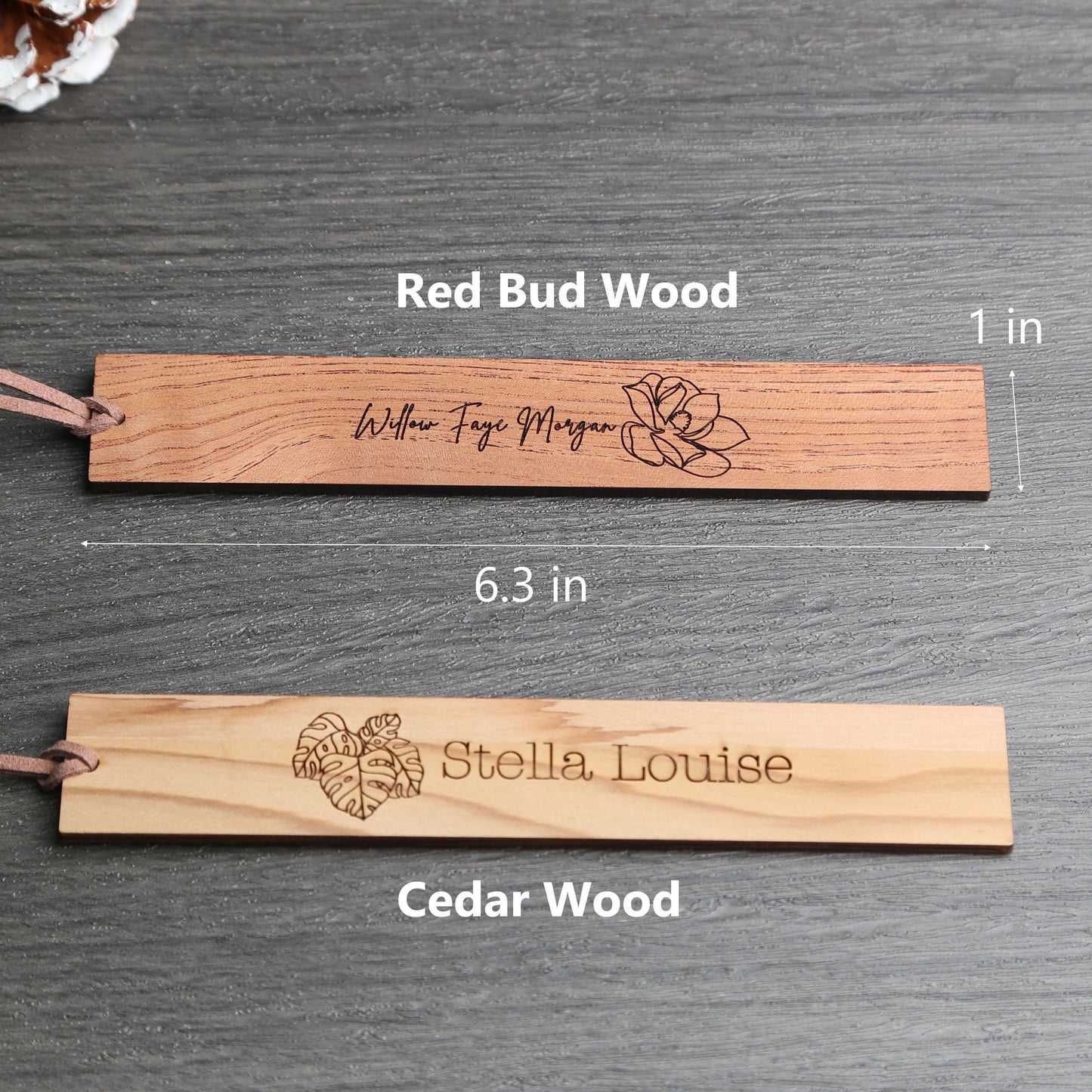 Personalized Wooden Bookmarks,Thoughtful Gifts for Book Lovers,Unique Bookmark for Her,Bridesmaid Gifts,Custom Wooden Bookmark,Wedding Gift