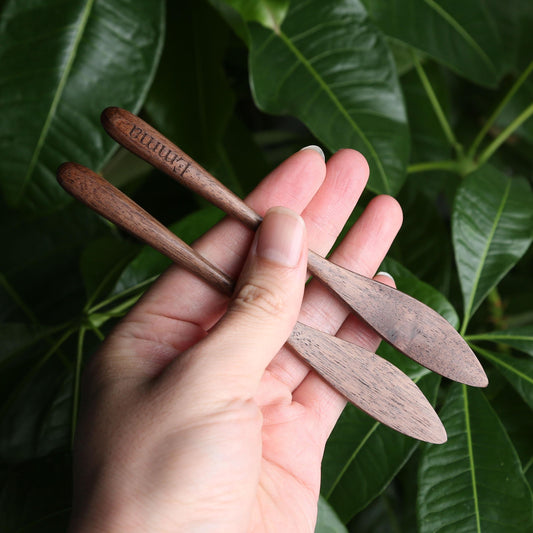 2pcs Walnut Butter Knife,Custom Engraved Spreader for Butter & Cheese,Unique Kitchen Utensil for Wedding Favors and Special Occasion Gifts