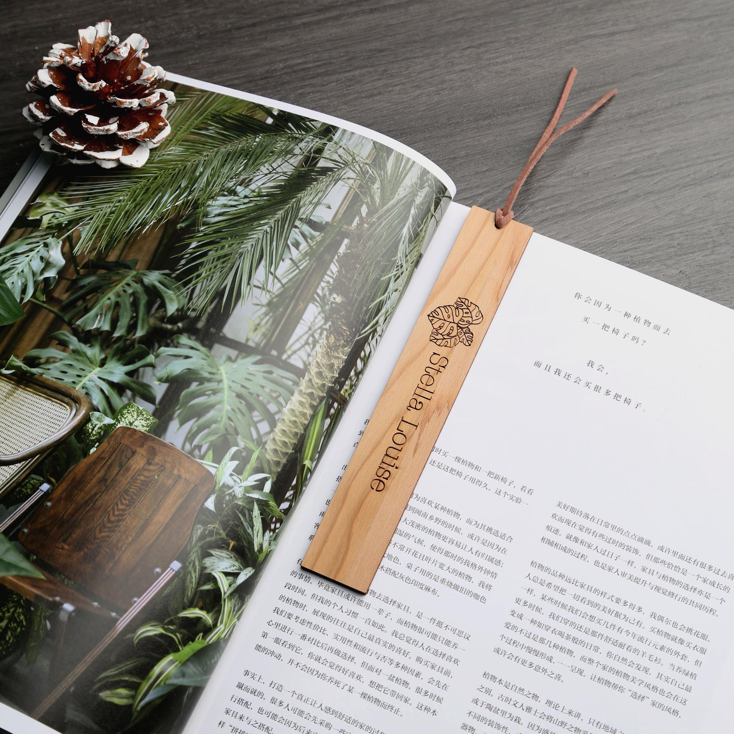 Personalized Wooden Bookmarks,Thoughtful Gifts for Book Lovers,Unique Bookmark for Her,Bridesmaid Gifts,Custom Wooden Bookmark,Wedding Gift