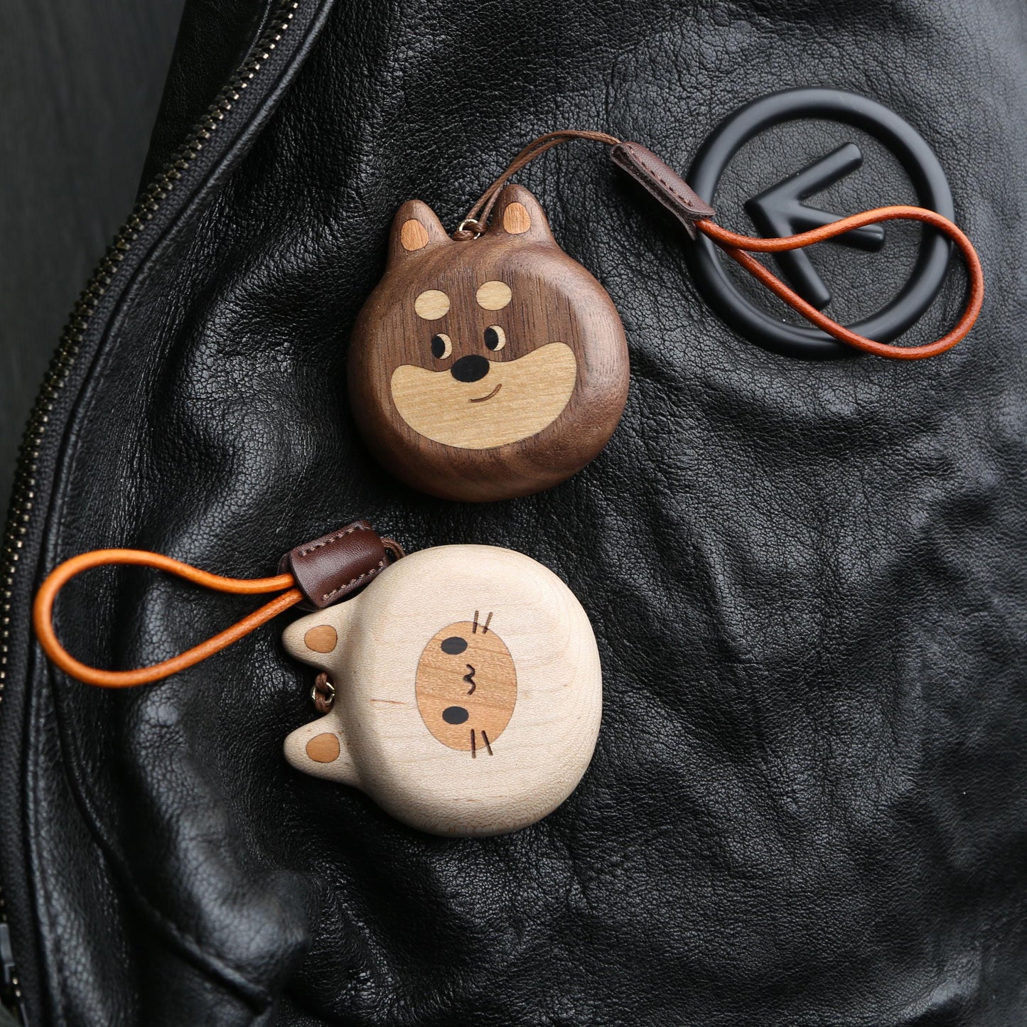 Personalized Wooden Cat/Dog Keychain,Custom Bag Charm for Couples,Engraved Name Gift,Unique Purse Accessory,Gifts for Men & Women,Key Fob