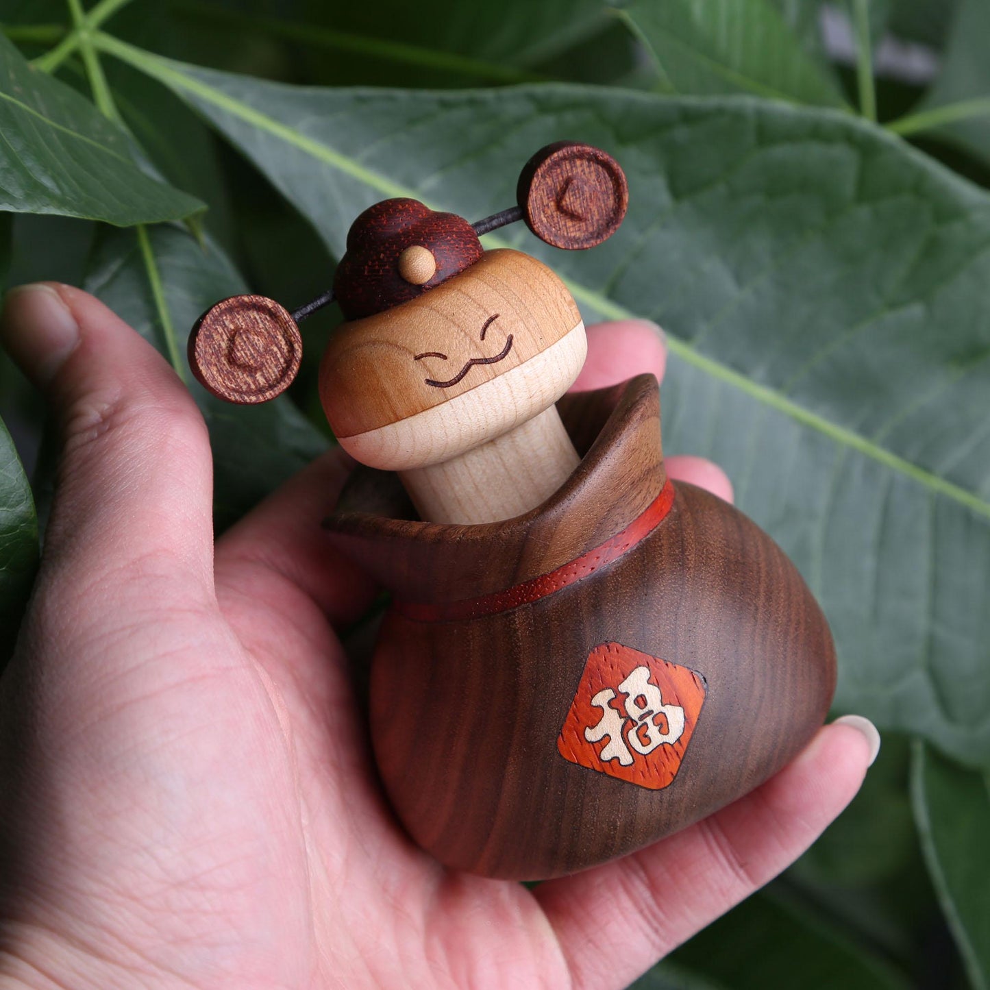 Wooden Chinese New Year Snake Decoration,Lucky Ornament for Home/Car,and Gifting,Personalized Lunar New Year Gift for Family and Friends