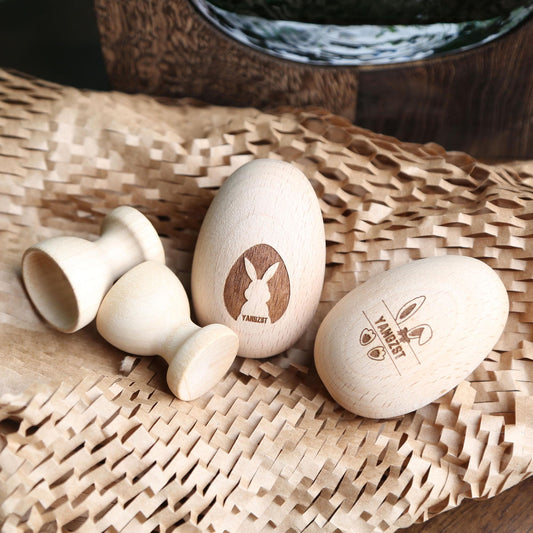 Personalized Engraved Beech Wood Easter Egg,Custom Wooden Egg Keepsake,Easter Gift for Kids,Baby’s First Easter,Unique Spring Décor